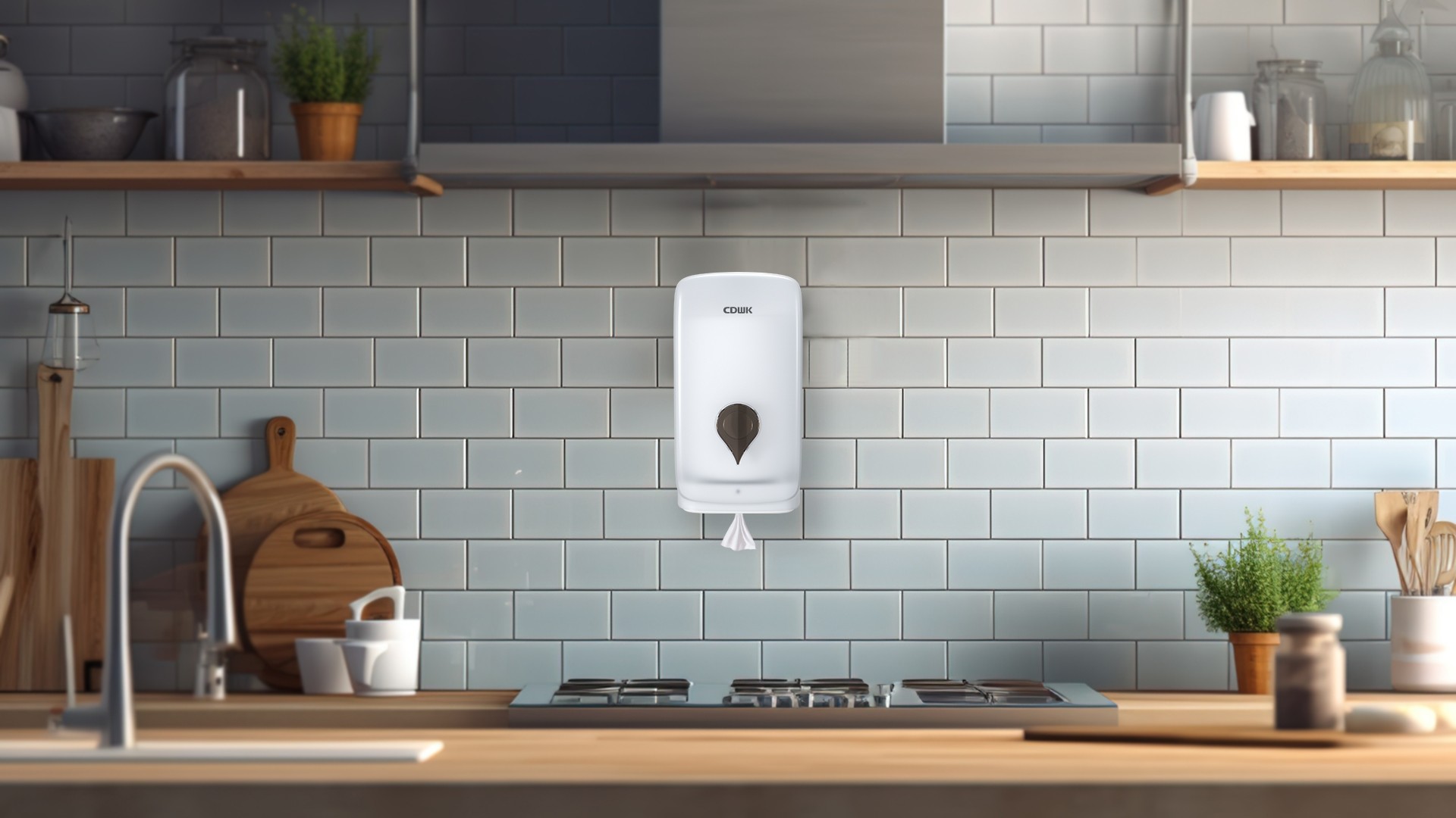 新品上市 | CDWK創(chuàng)點廚房中心抽紙巾架，讓廚房用紙更衛(wèi)生更便捷！